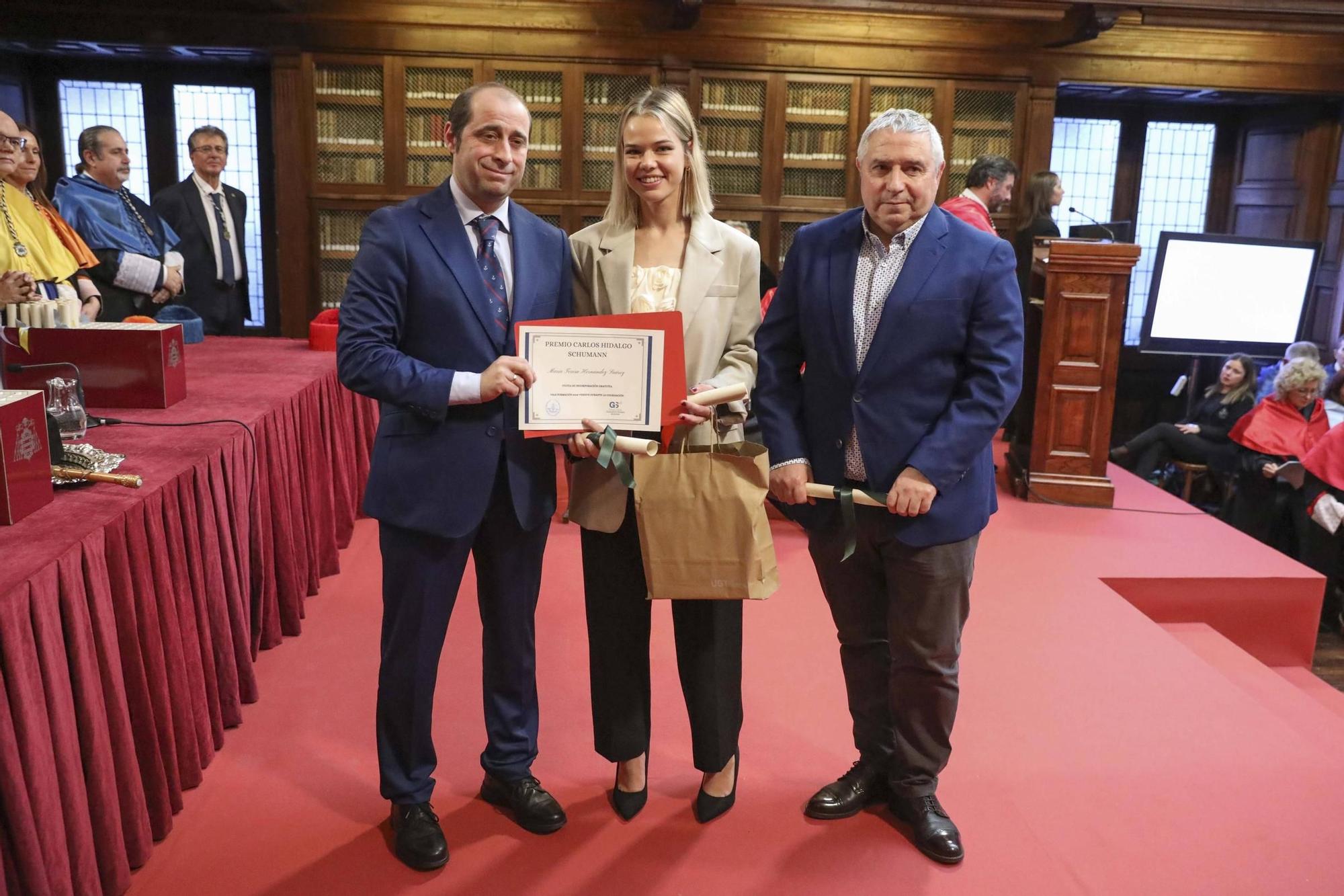 En imágenes: Así fue la entrega de premios a los mejores expedientes de la Universidad de Oviedo 2024