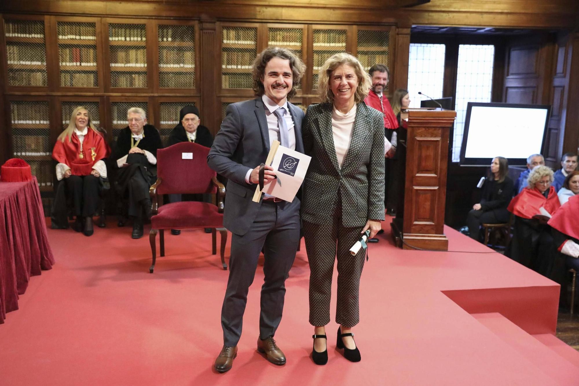 En imágenes: Así fue la entrega de premios a los mejores expedientes de la Universidad de Oviedo 2024