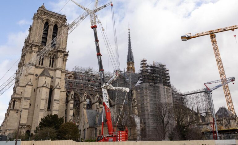 La catedral de Notre-Dame de París reabrirá el 7 de diciembre con una ceremonia oficial y una misa tras el incendio de 2019