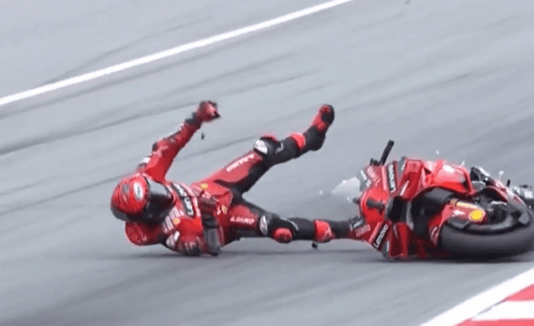 su susto en la batalla final con Jorge Martín por el título de MotoGP