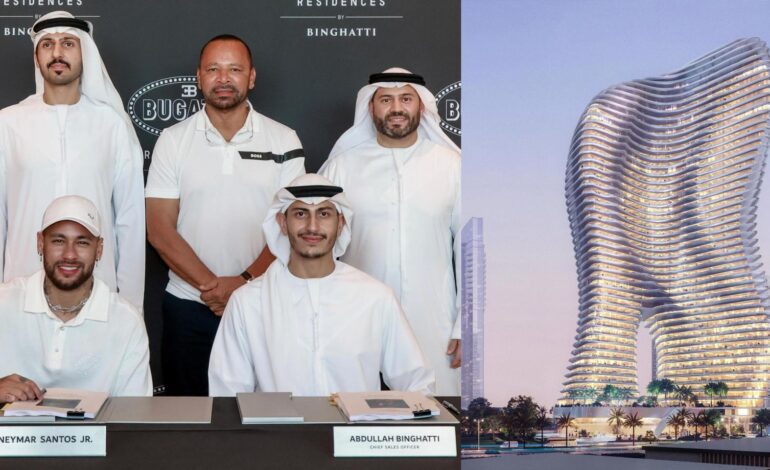 un lujoso apartamento en la torre Bugatti Residences Binghatti