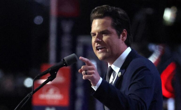 Matt Gaetz anuncia que no volverá al Congreso tras retirarse como candidato de Donald Trump a fiscal general