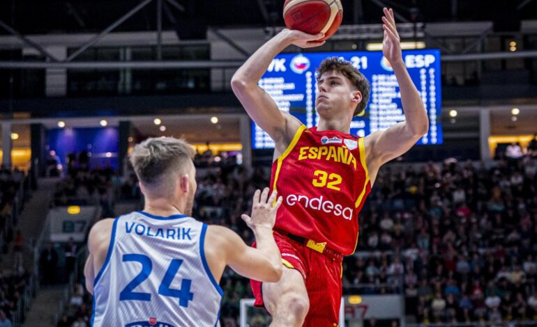 España da el primer paso en la clasificación para el Eurobasket tras ganar a Eslovaquia en dos prórrogas en un final agónico