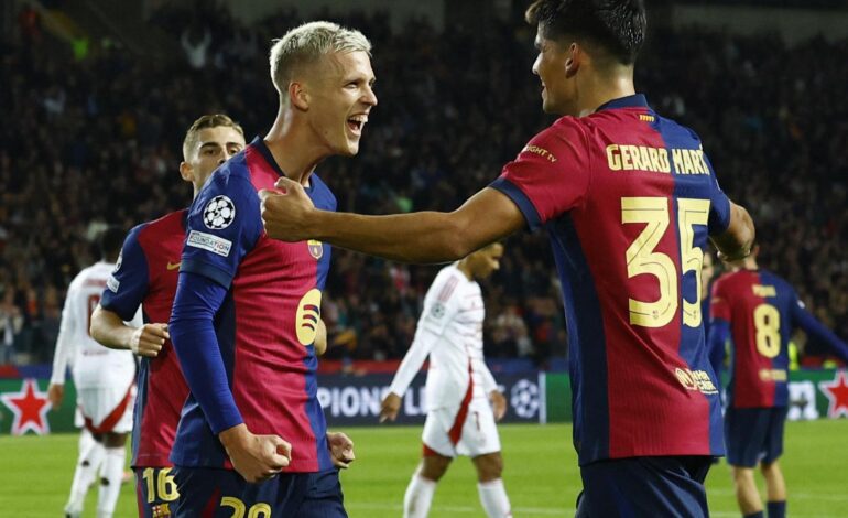 Barça 3 – 0 Brest: El Barça frena el sueño del Brest y encarrila su pase a los octavos de final de la Champions League