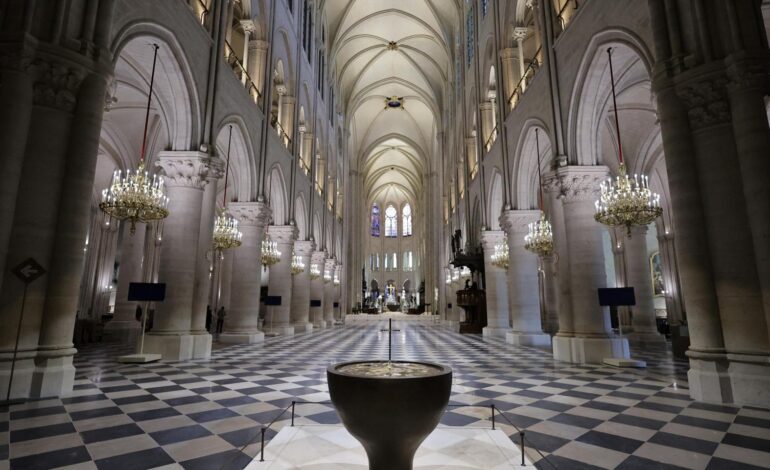 Primeras imágenes de la catedral de Notre-Dame de París tras la restauración