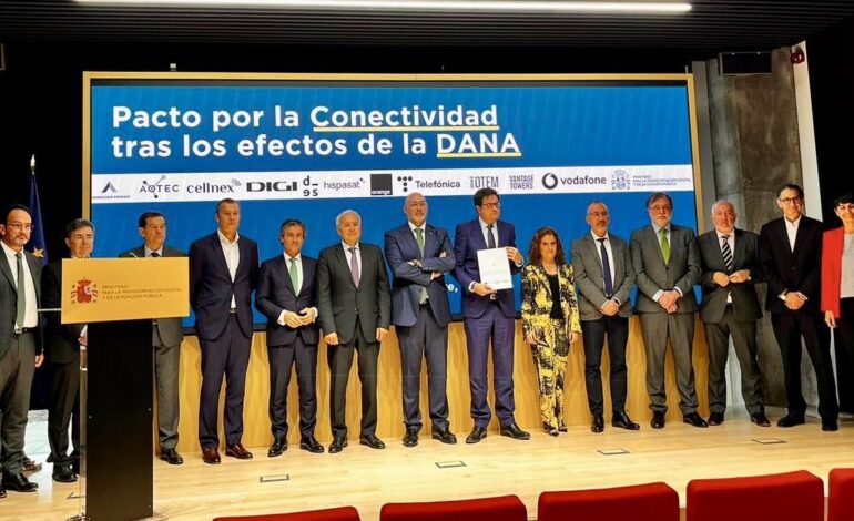 Telefónica, Masorange, Vodafone y Digi pactan con el Gobierno ampliar medidas para afectados por la DANA