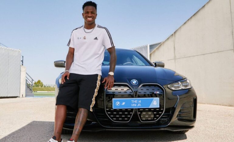 BMW pone a la venta el coche de Vinicius y el resto de jugadores del Real Madrid