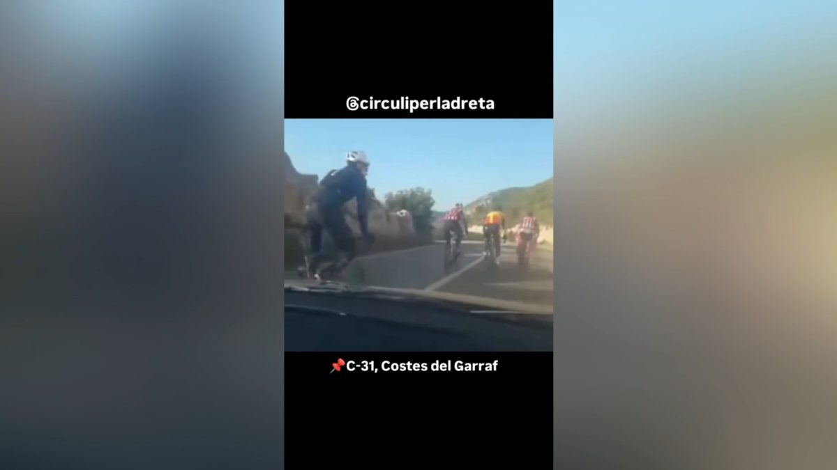 ¿Quién lleva razón?: la polémica que se ha generado en redes por la acción de estos ciclistas