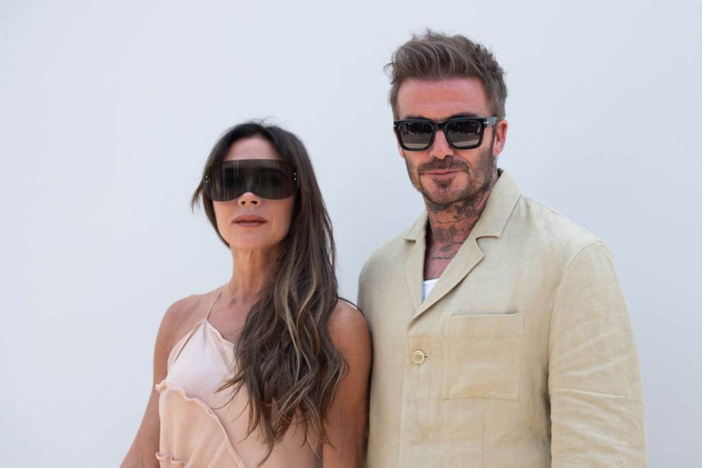 Victoria Beckham y David