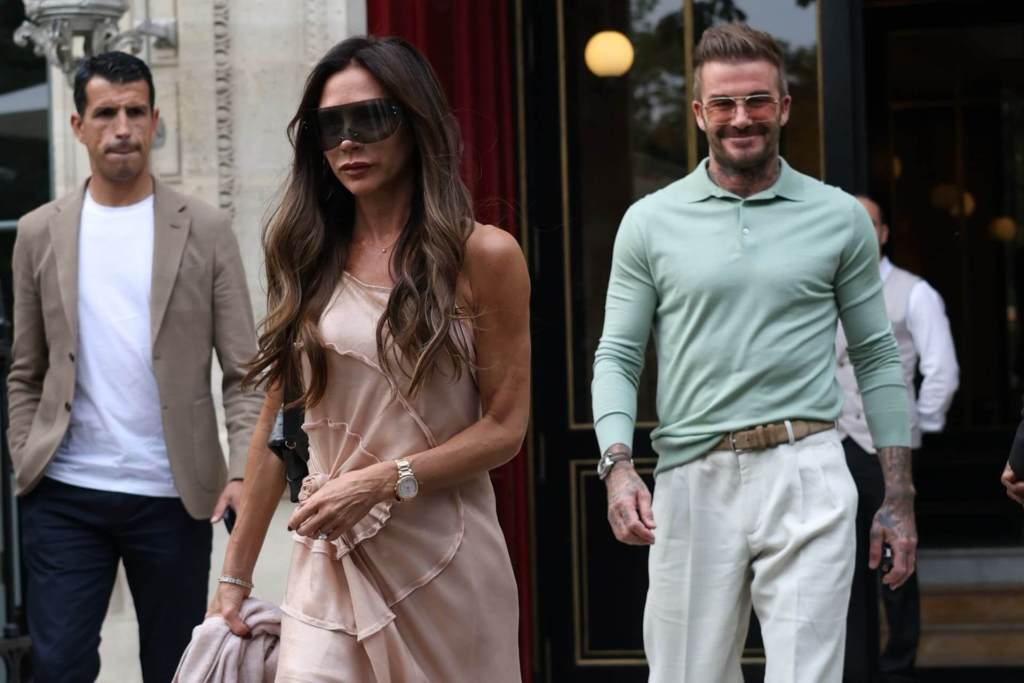 Victoria Beckham y David