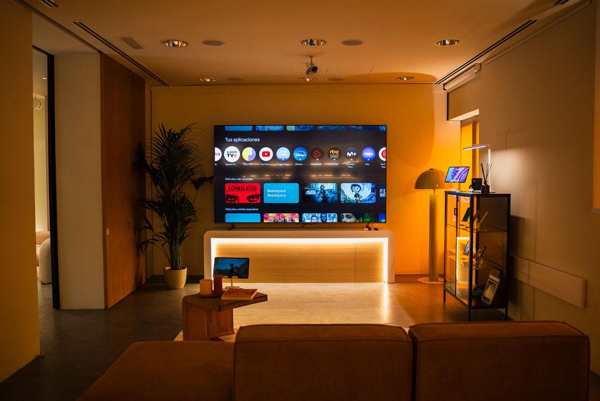 Xiaomi hogar salón TV 100 pulgadas