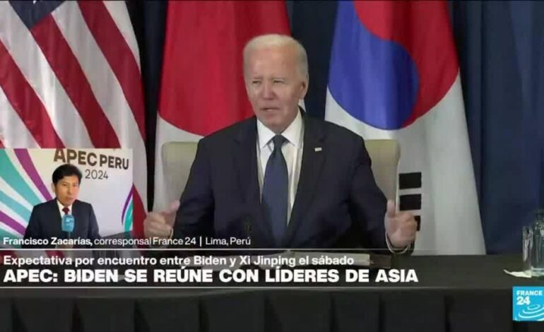 Informe desde Lima: Biden y Xi se reunirán en la última jornada del foro APEC