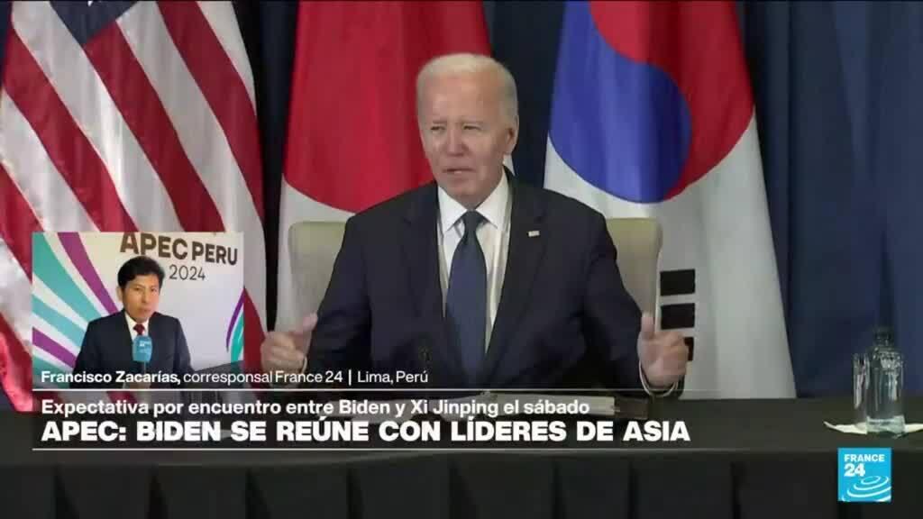 Informe desde Lima: Biden y Xi se reunirán en la última jornada del foro APEC