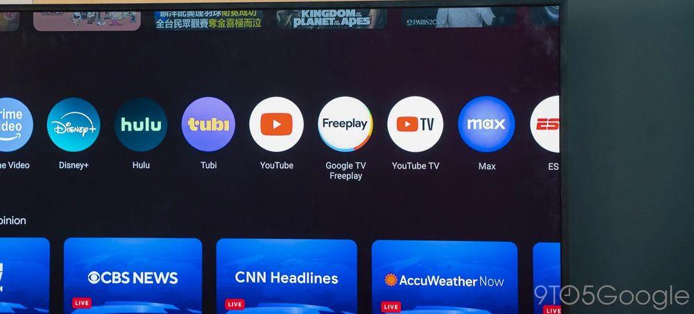 La interfaz de Google TV filtra parte de Freeplay
