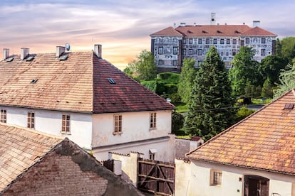 El lugar de nacimiento de Antonin Dvorák en la ciudad checa de Nelahozeves.