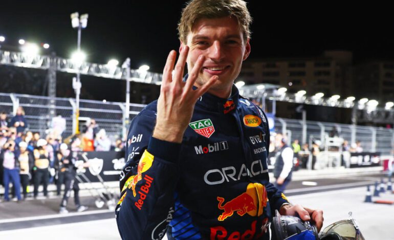 Verstappen sella su cuarto título consecutivo de Fórmula 1