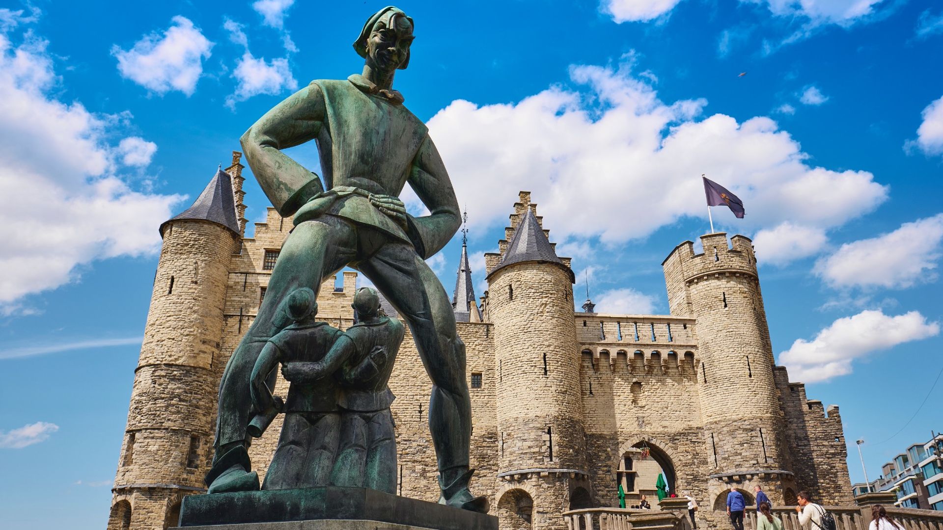 Castillo de Het Steen, Amberes, Flandes, Bélgica