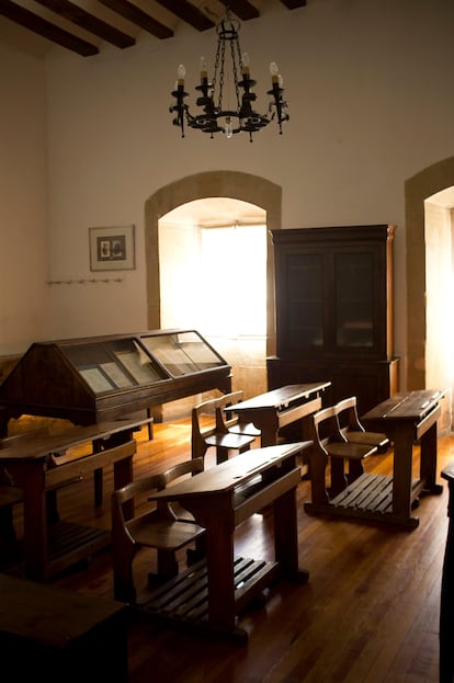 Aula del Instituto Antonio Machado de Soria, donde el poeta español enseñó francés entre 1907 y 1912.