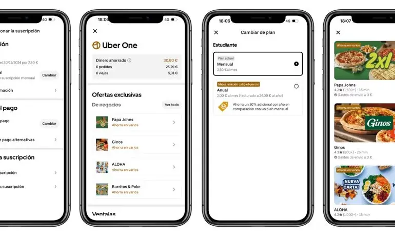 Uber anuncia una suscripción con descuentos para estudiantes universitarios