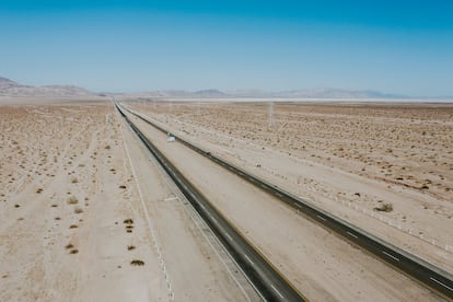 El paisaje de La Rumorosa es bastante marciano, desértico y repleto de espectaculares rocas en tonos ocres y rojizos de la Sierra de Juárez, 