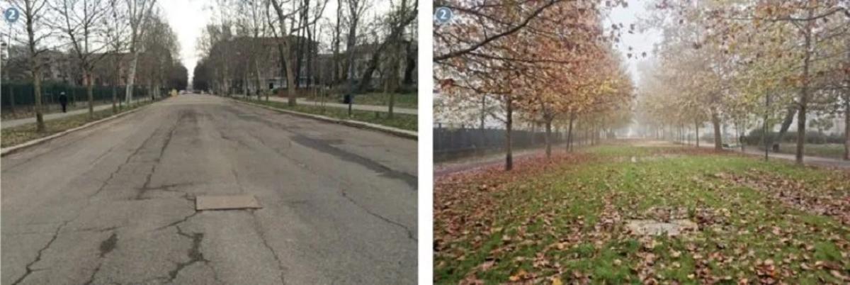 Un paseo de Milán (Italia), antes y después