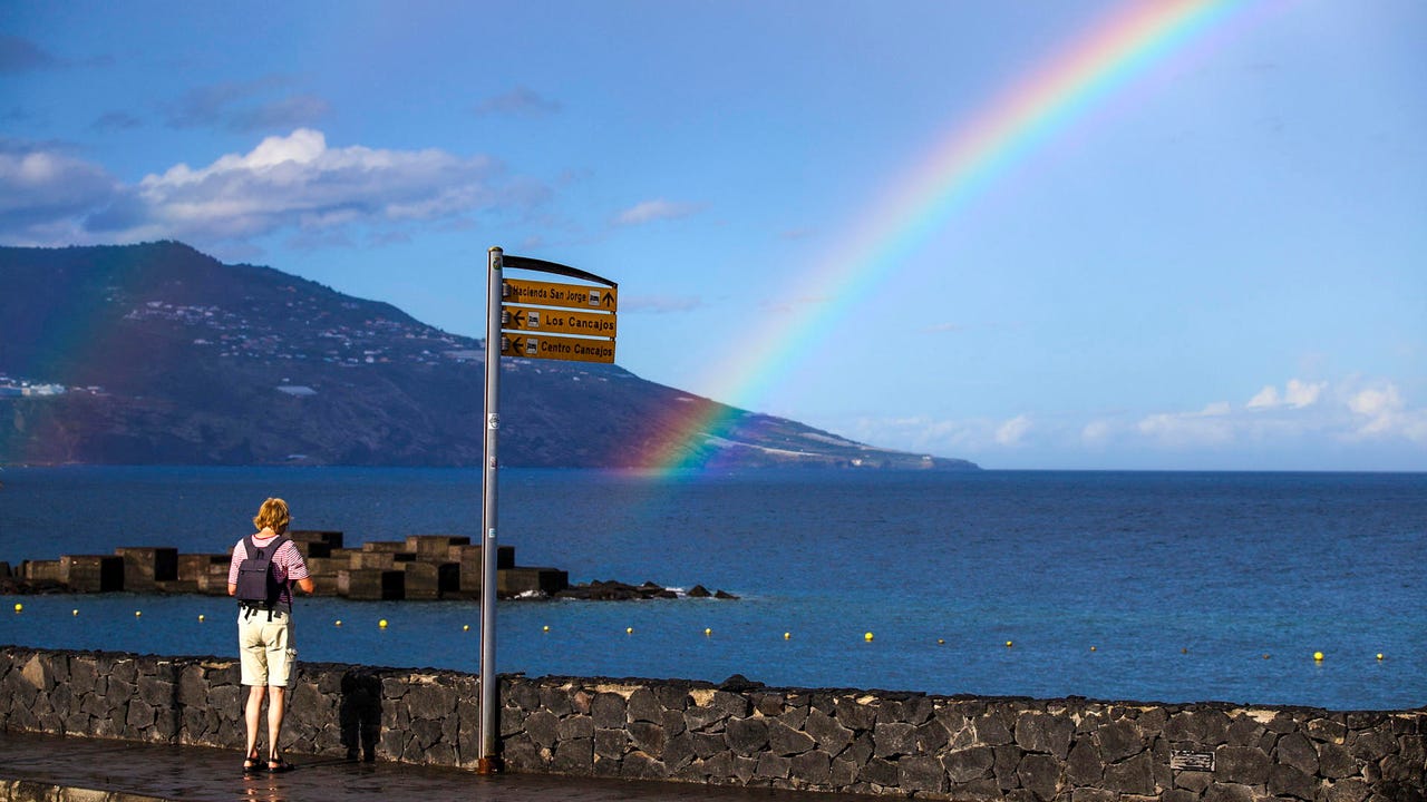 Calor, calima, viento, tormentas y hasta nieve, un potaje climático en Canarias