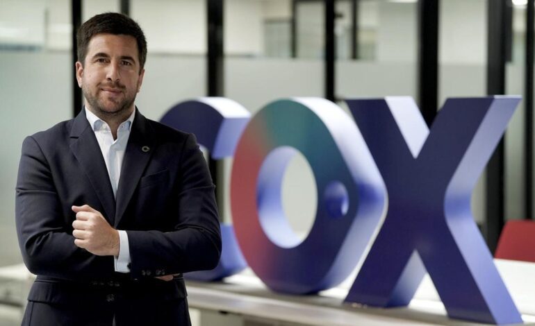 COX ENTREVISTA ENRIQUE RIQUELME | Enrique Riquelme (Cox): «Con la capacidad que tenemos invertiremos 3.200 millones hasta 2028»