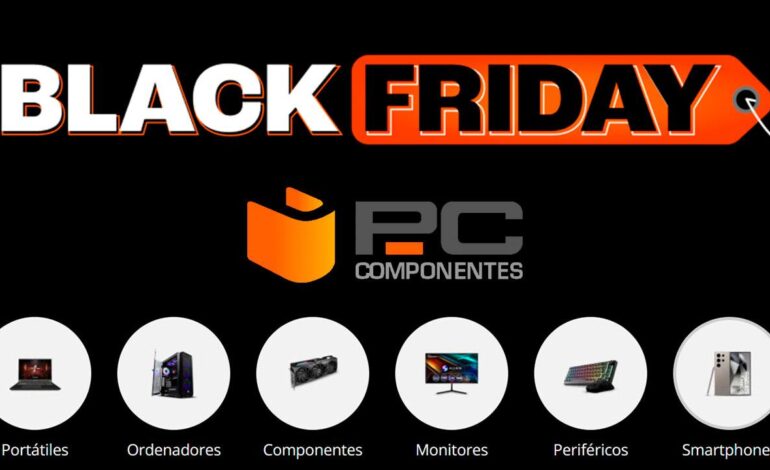 Los mayores descuentos en portátiles, móviles y tablets del Black Friday están en PcComponentes