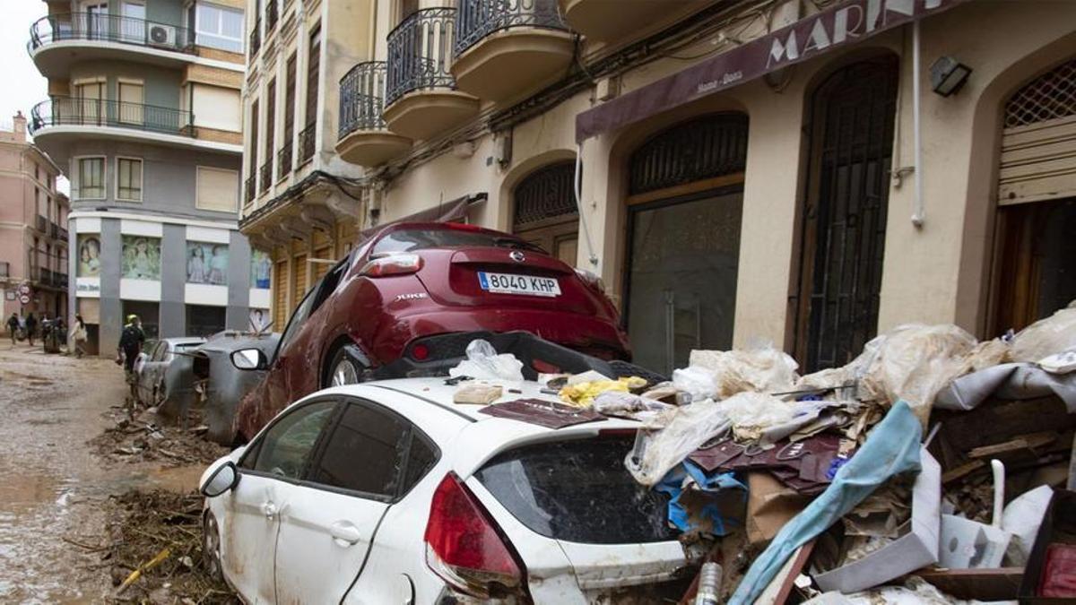 Las zonas cero un mes despuésdel ‘tsunami’.