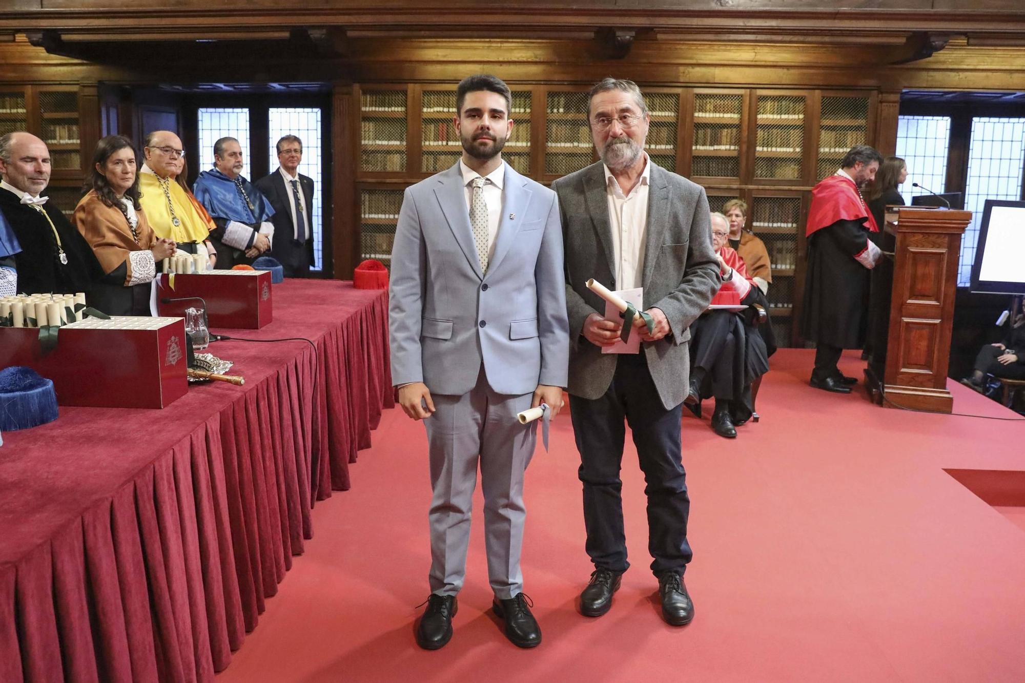 En imágenes: Así fue la entrega de premios a los mejores expedientes de la Universidad de Oviedo 2024