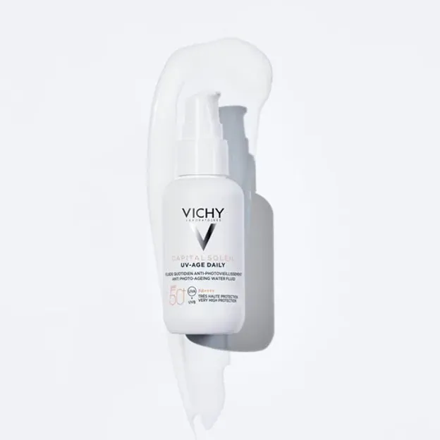 Vichy Capital Soleil UV-AGE Diario SPF50+.