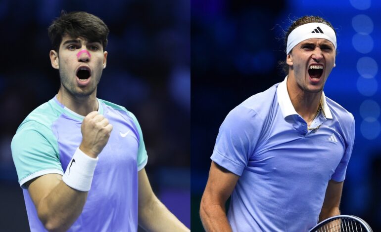 Carlos Alcaraz – Alexander Zverev: Horario y dónde ver el partido de las Nitto ATP Finals, en directo