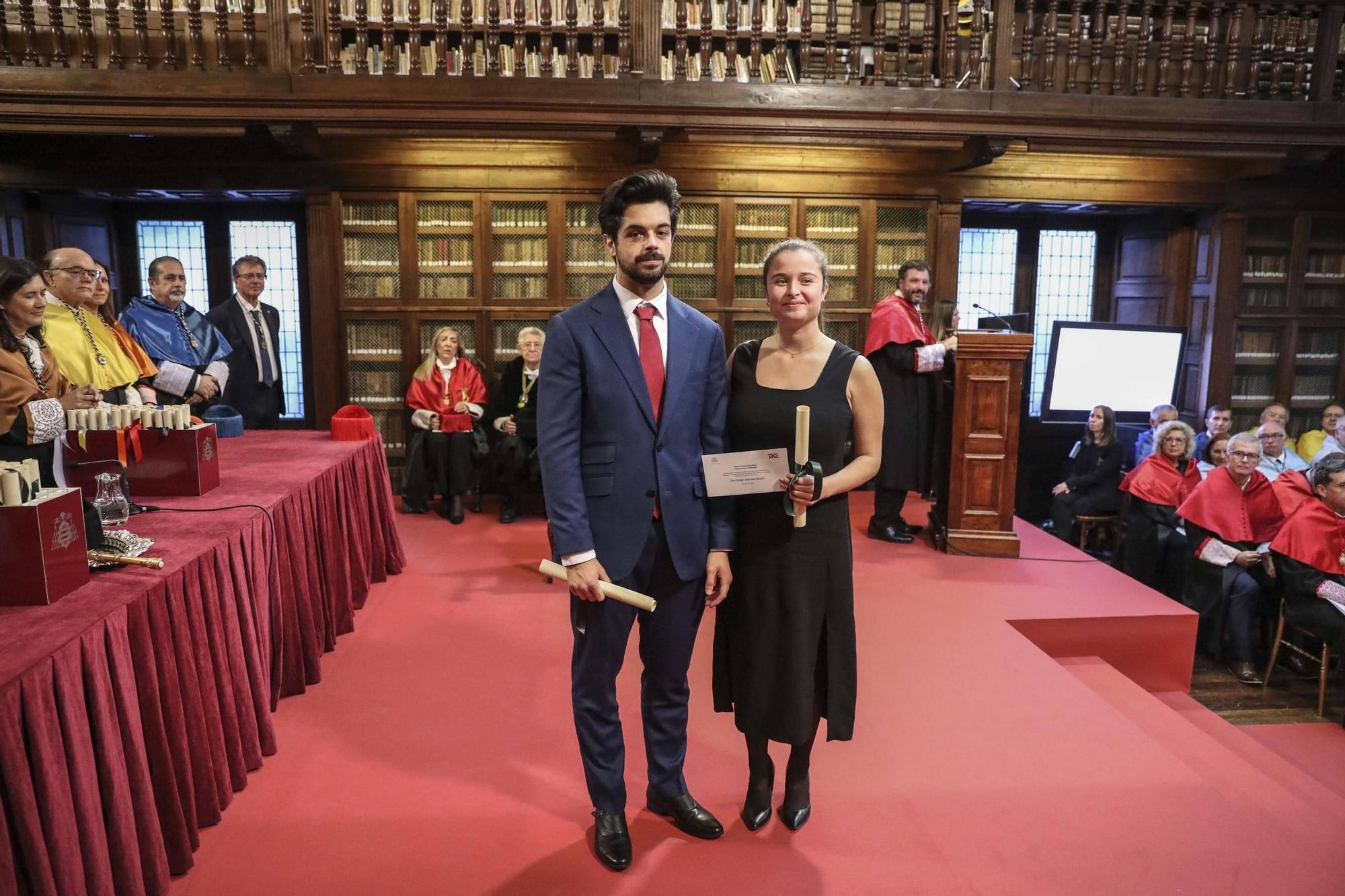 En imágenes: Así fue la entrega de premios a los mejores expedientes de la Universidad de Oviedo 2024