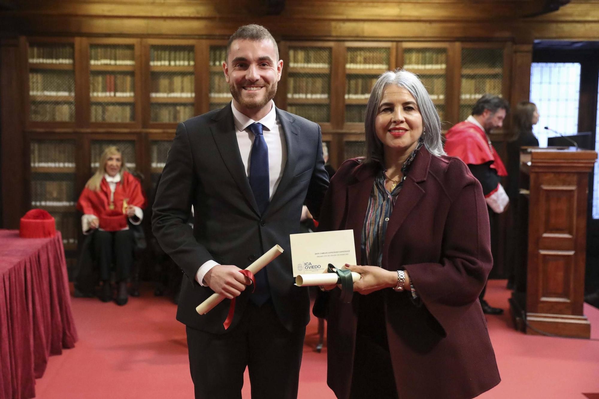 En imágenes: Así fue la entrega de premios a los mejores expedientes de la Universidad de Oviedo 2024