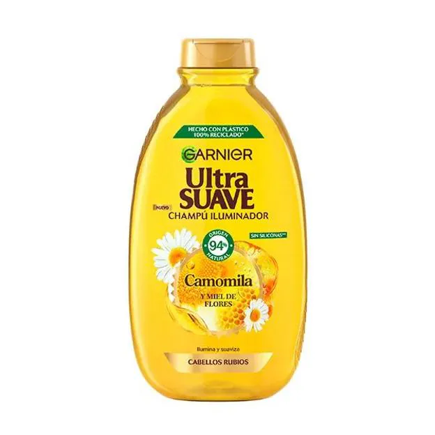 Champú aclarante ultrasuave de Garnier. Precio: 3,99€