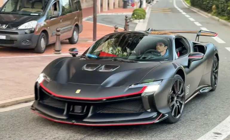 Charles Leclerc ya luce su nuevo Ferrari SF90 XX de edición limitada