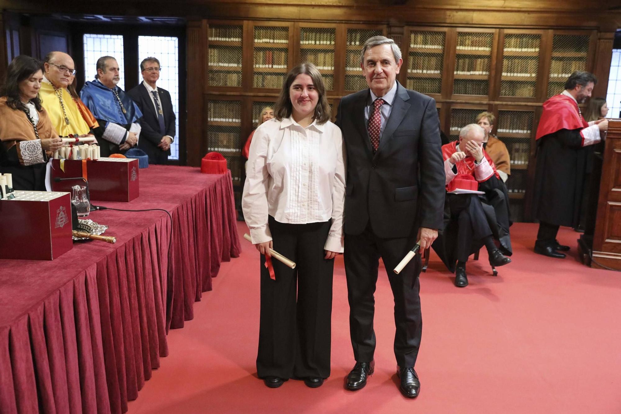 En imágenes: Así fue la entrega de premios a los mejores expedientes de la Universidad de Oviedo 2024