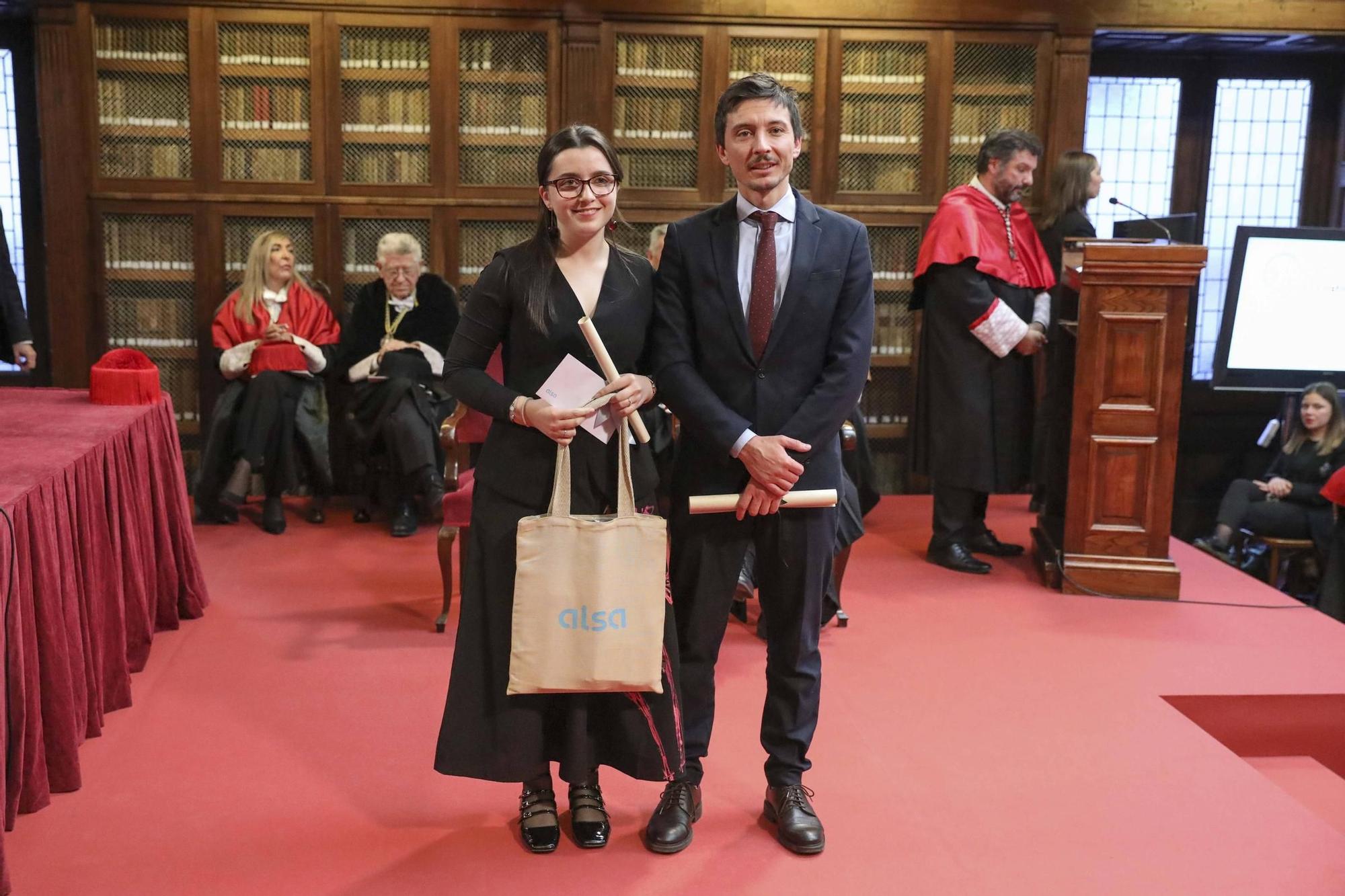 En imágenes: Así fue la entrega de premios a los mejores expedientes de la Universidad de Oviedo 2024