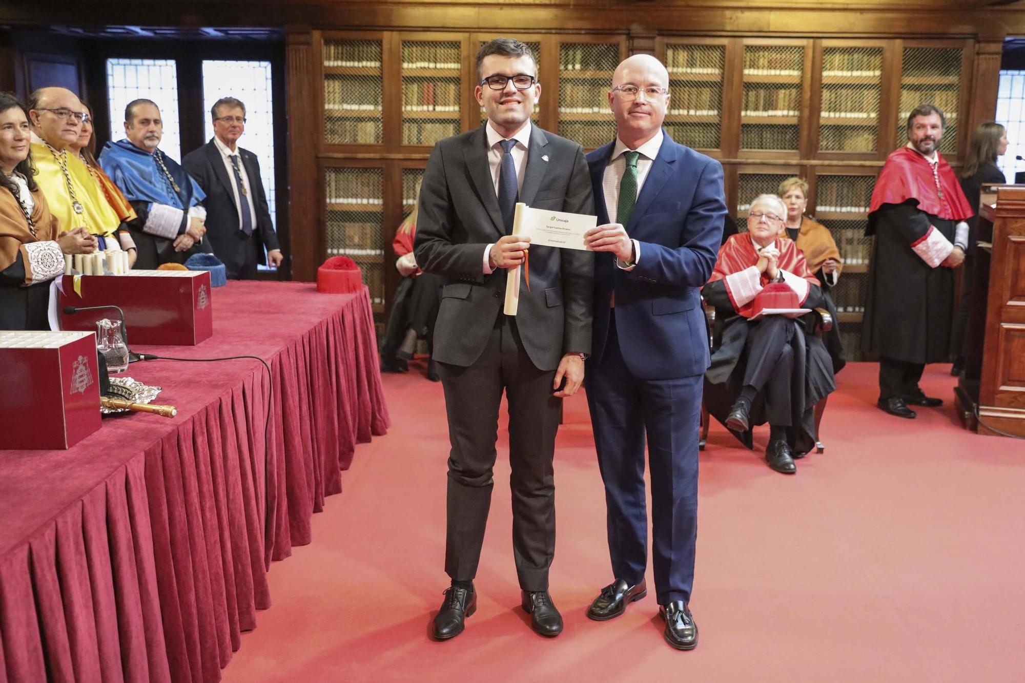 En imágenes: Así fue la entrega de premios a los mejores expedientes de la Universidad de Oviedo 2024