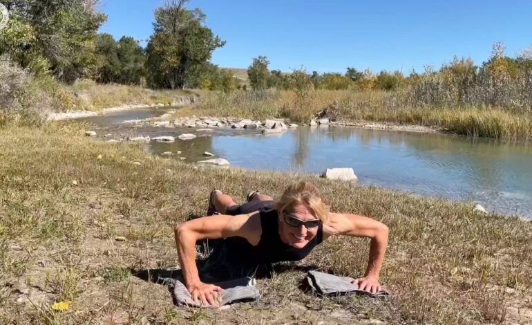 Una abuela canadiense rompe el récord Guinness con 1575 flexiones en una hora