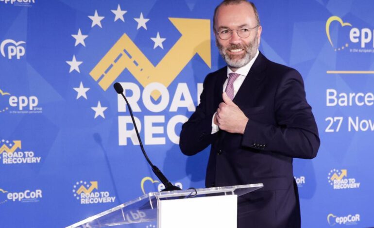 Manfred Weber, el enemigo de Von der Leyen que usa Feijóo contra Ribera