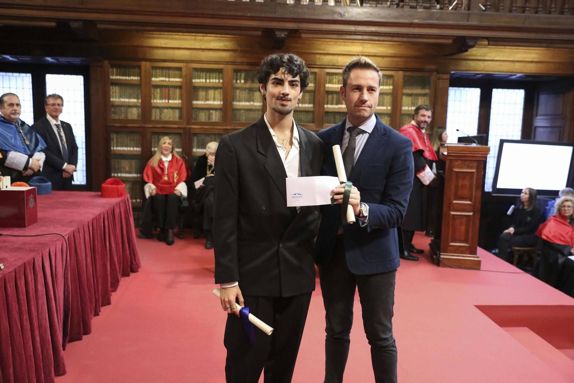 En imágenes: Así fue la entrega de premios a los mejores expedientes de la Universidad de Oviedo 2024