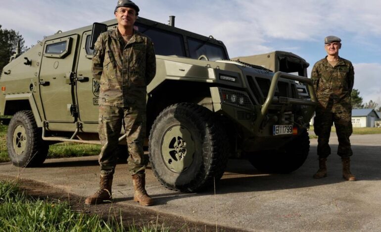 un batallón de «Cabo Noval» parte a la frontera con Ucrania en el mayor despliegue exterior español