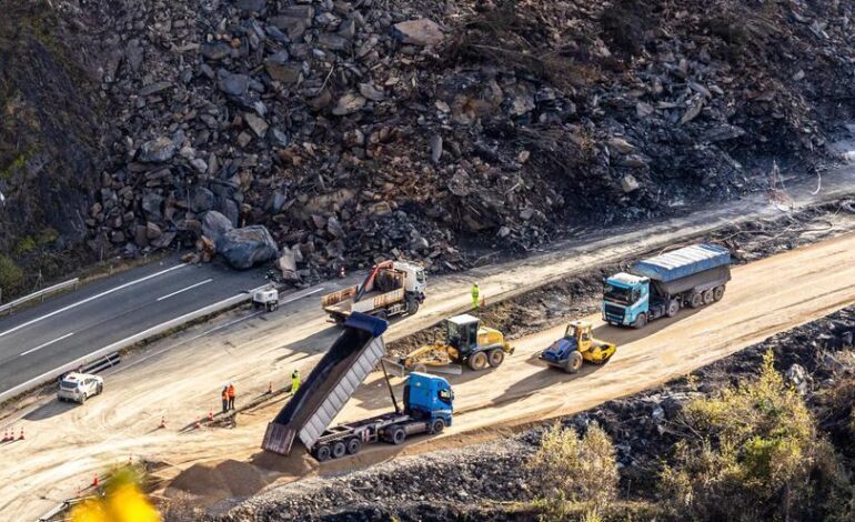 REAPAERTURA AUTOPISTA HUERNA | Ya hay fecha para reabrir (parcialmente) el Huerna… y «si el tiempo acompaña», matiza el ministro Óscar Puente