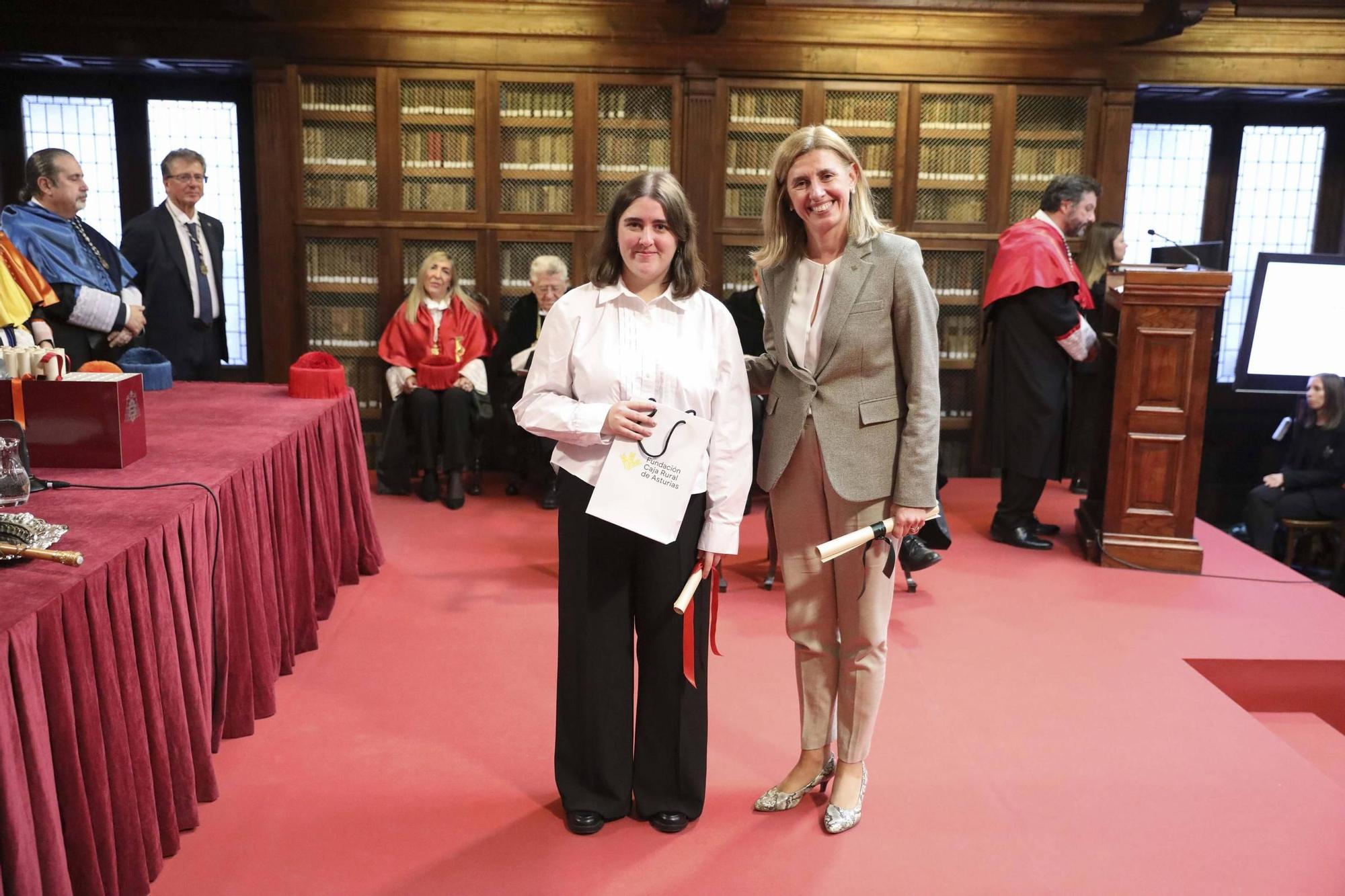 En imágenes: Así fue la entrega de premios a los mejores expedientes de la Universidad de Oviedo 2024