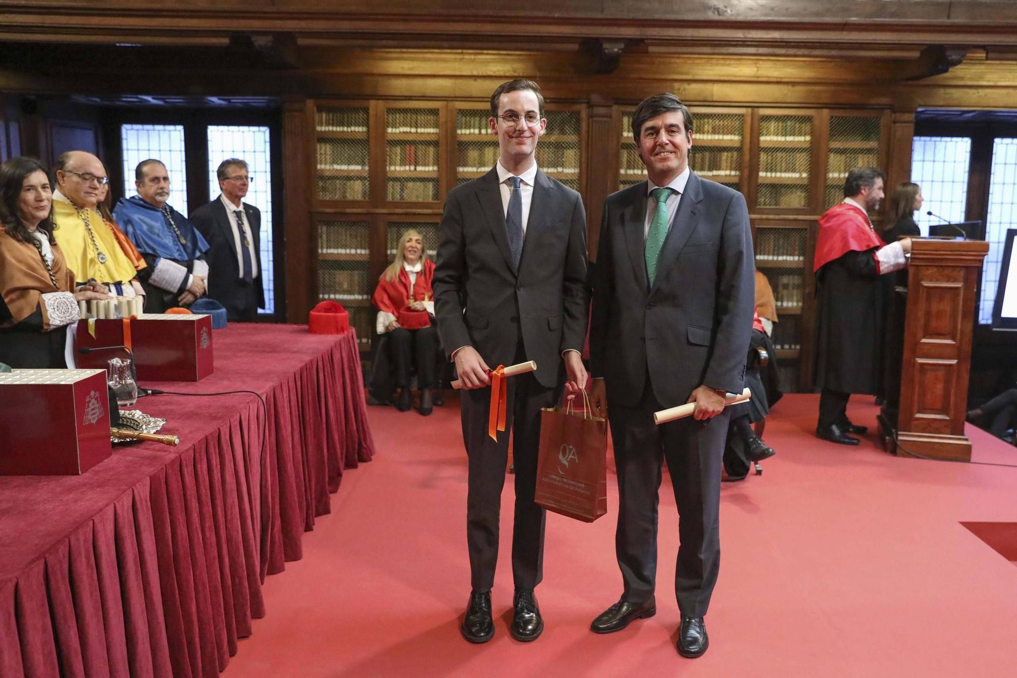 En imágenes: Así fue la entrega de premios a los mejores expedientes de la Universidad de Oviedo 2024