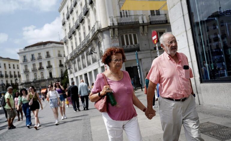 Las pensiones contributivas subirán un 2,8% en 2025