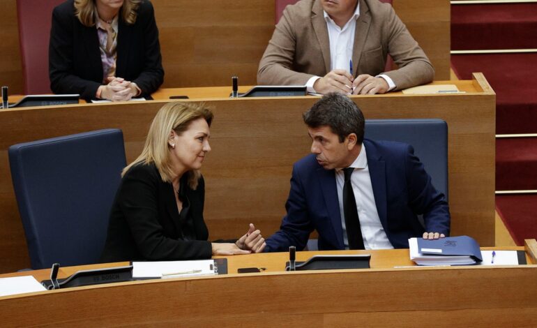 Carlos Mazón nombra a Susana Camarero nueva portavoz del Gobierno valenciano