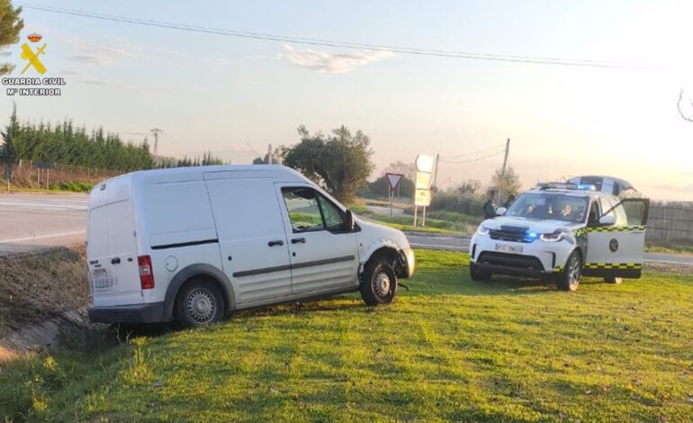 Investigado tras sufrir un accidente en Alfaro un conductor que superaba tres veces la tasa de alcoholemia