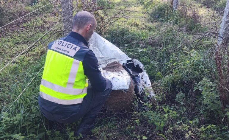 Recuperan una ara de origen romano en Caldas de Reis (Pontevedra)